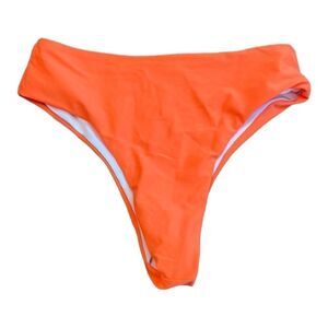 Orange bathing suit Bikini bottoms NEW size S